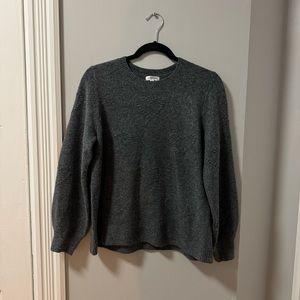 Charcoal Grey Heart Detail Sweater
